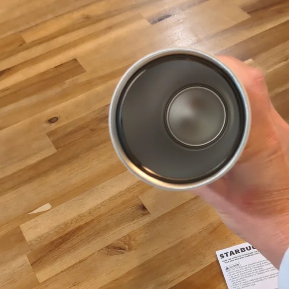 Starbucks Walt Disney World Cream and Gold Water Bottle with Whimsical Design - Picture 11 of 12